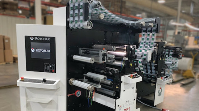 Artex标签印刷和图形通过首个Rotoflex DF1安装扩展了